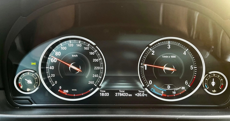 BMW Seria 5 cena 72000 przebieg: 278000, rok produkcji 2013 z Pionki małe 781